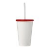 Brite-Americano® 350 ml double-walled stadium cup Red | No Branding | not available | not available