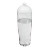 H2O Active® Tempo 700 ml dome lid sport bottle White-Transparent clear | not available | No Branding | not available | not available