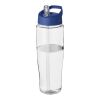 H2O Active® Tempo 700 ml spout lid sport bottle White-Blue | No Branding | not available | not available