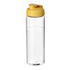 H2O Active® Vibe 850 ml flip lid sport bottle Transparent-Yellow | No Branding | not available | not available