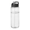 H2O Active® Vibe 850 ml spout lid sport bottle White-Solid black | No Branding | not available | not available