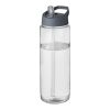 H2O Active® Vibe 850 ml spout lid sport bottle Transparent-Storm grey | not available | No Branding | not available | not available