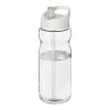 H2O Active® Eco Base 650 ml spout lid sport bottle White-Transparent clear | not available | No Branding | not available | not available