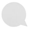 Sticky-Mate® speech bubble-shaped recycled sticky notes White | No Branding | not available | not available