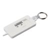 Kym recycled tyre tread check keychain White | No Branding | not available | not available