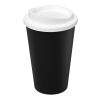 Americano ECO 350 ml recycled tumbler Solid black-White | Not applicable | No Branding | not available | not available
