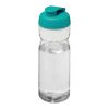 H2O Active® Base Tritan™ 650 ml flip lid sport bottle Transparent clear-Aqua blue | No Branding | not available | not available