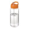 H2O Active® Octave Tritan™ 600 ml spout lid sport bottle Transparent-Orange | No Branding | not available | not available