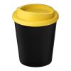 Americano® Espresso Eco 250 ml recycled tumbler Solid black-Yellow | not available | No Branding | not available | not available