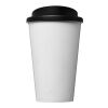 Brite-Americano® Recycled 350 ml insulated tumbler White-Solid black | No Branding | not available | not available