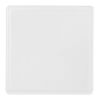 Ellison square plastic coaster with paper insert White | No Branding | not available | not available