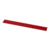 Renzo 30 cm plastic ruler Red | not available | No Branding | not available | not available