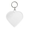 Combo heart-shaped keychain White | No Branding | not available | not available