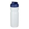 Baseline Plus 650ml flip-lid sport bottle Transparent-Blue | No Branding | not available | not available
