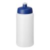 Baseline Plus 500 ml bottle with sports lid White-Blue | No Branding | not available | not available