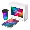 Keswick gift set – Novella Brontë notebook and Americano tumbler White