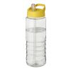 H2O Active® Treble 750 ml spout lid sport bottle White-Yellow | not available | No Branding | not available | not available