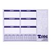 Desk-Mate® A2 notepad White | 25 pages | No Branding | not available | not available