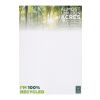 Desk-Mate A4 recycled notepad White | 25 pages | No Branding | not available | not available