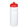 Baseline® Plus 650 ml bottle with sports lid Red-Transparent white