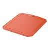 Thrym rectangular recycled plastic ice scraper Orange