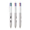 BIC® 4 Colours Glacé White-Silver