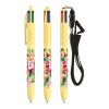 BIC® 4 Colours® Pastel + Lanyard Yellow