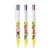 BIC® 4 Colours ballpen White-yellow | No Branding | not available | not available