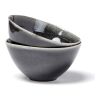 VINGA Nomimono bowl 15,5 cm, 2 pcs set black | No Branding