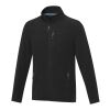 Amber men's GRS recycled full zip fleece jacket Standard | Solid black | M | No Branding | not available | not available