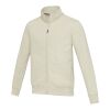 Galena unisex Aware™ recycled full zip sweater Oatmeal | 3XL