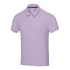 Akoya GRS recycled terry unisex polo Lilac | L | No Branding | not available | not available