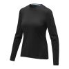 Ponoka long sleeve women's organic t-shirt Standard | Solid black | 3XL | No Branding | not available | not available | not available