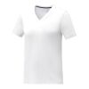Somoto short sleeve women's V-neck t-shirt White | XL