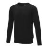 Merrit men's crewneck pullover Solid black | XS | No Branding | not available | not available | not available