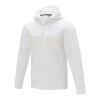 Sayan men's half zip anorak hooded sweater Standard | White | L | Direct to Film | left bicep | 90 mm x 100 mm | 100