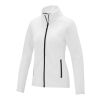 Zelus women's fleece jacket Standard | White | M | 1-color Screen Print | right chest | 80 mm x 80 mm