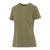 Nanaimo 160 g/m2 short sleeve washed women's t-shirt Standard | Forest Green2 | XXL | No Branding | not available | not available | not available