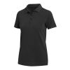 Calgary 200 g/m2 washed women's polo Standard | Solid black | XS | No Branding | not available | not available | not available