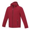 Langley men's GRS recycled softshell jacket Red | XS