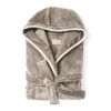 VINGA Louis luxury plush GRS RPET robe size S-M grey | No Branding | not available | not available | not available