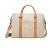 VINGA Bosler canvas computer bag brown | No Branding | not available | not available