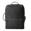 Paris Backpack 20L recycled Leather fits 17" laptop Solid black | No Branding | not available | not available | not available