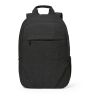 Vilnius Backpack 18L rPET. Front pocket. Fits 17" Laptop Solid black | No Branding | not available | not available | not available