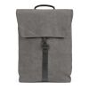 Prague Backpack 25L rCotton. Hook closure. Fits 17" laptop Dark grey | No Branding | not available | not available | not available