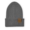 Cobain Beanie rPET and Wool. Customisable Patch Grey | No Branding | not available | not available | not available