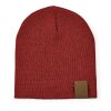 Marley Beanie rPET. Customisable Patch Burgundy | No Branding | not available | not available | not available