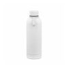 Hudson Bottle rSS 540ml. Double wall and leakproof. Rubber finish White