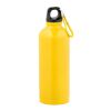 Drava Bottle rSS 530ml. Single wall and Leakproof. Carabiner on lid Yellow