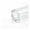 Adige 500 Glass Bottle 560ml. Silver lid Transparent